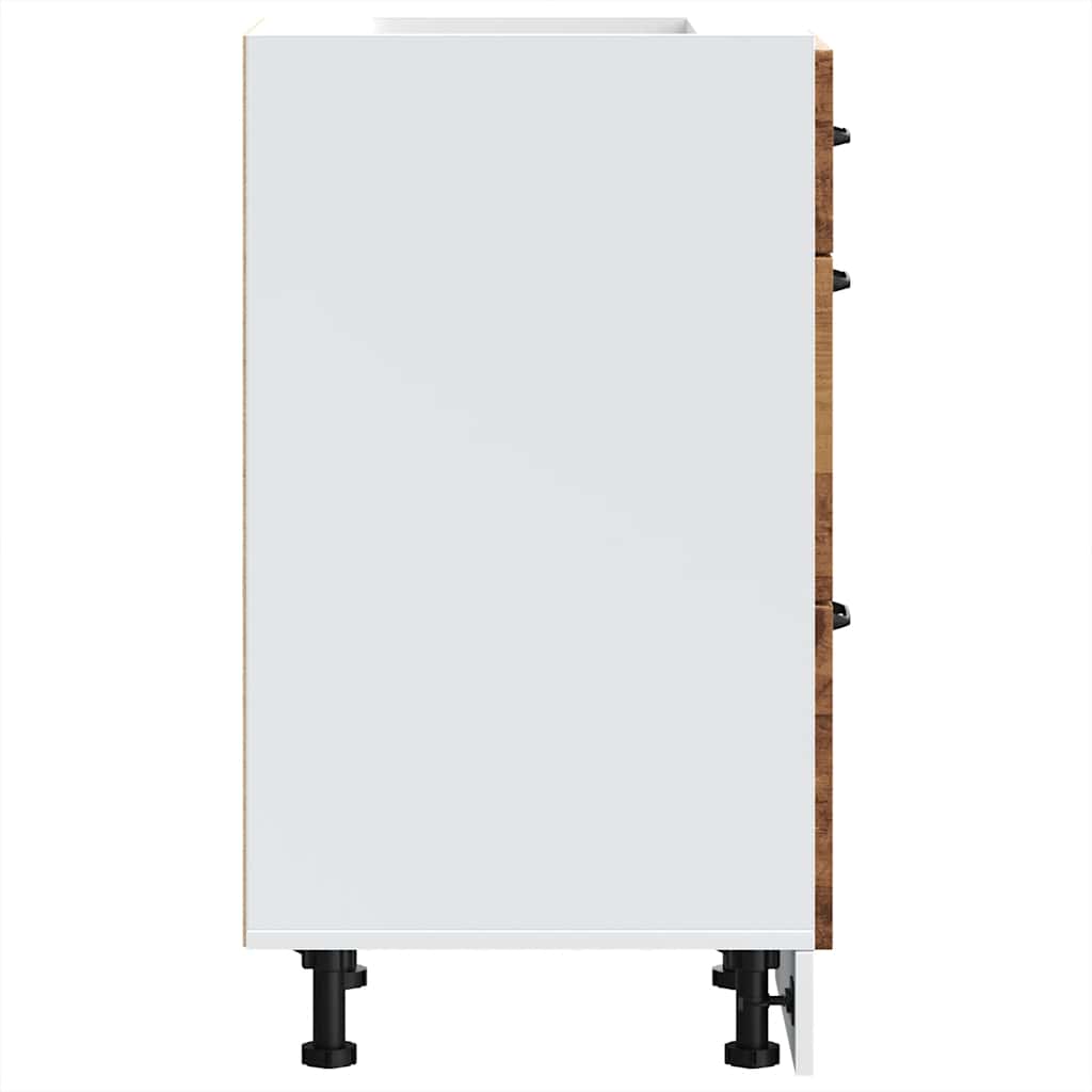 Base da Cucina Lucca Legno Antico in Legno Multistrato 854238