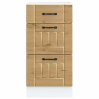 Base da Cucina Lucca Rovere Artigianale in Legno Multistrato 854239