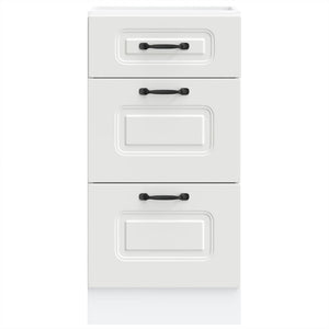 Base da Cucina Kalmar Bianco in Legno Multistrato