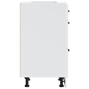 Base da Cucina Kalmar Bianco in Legno Multistrato