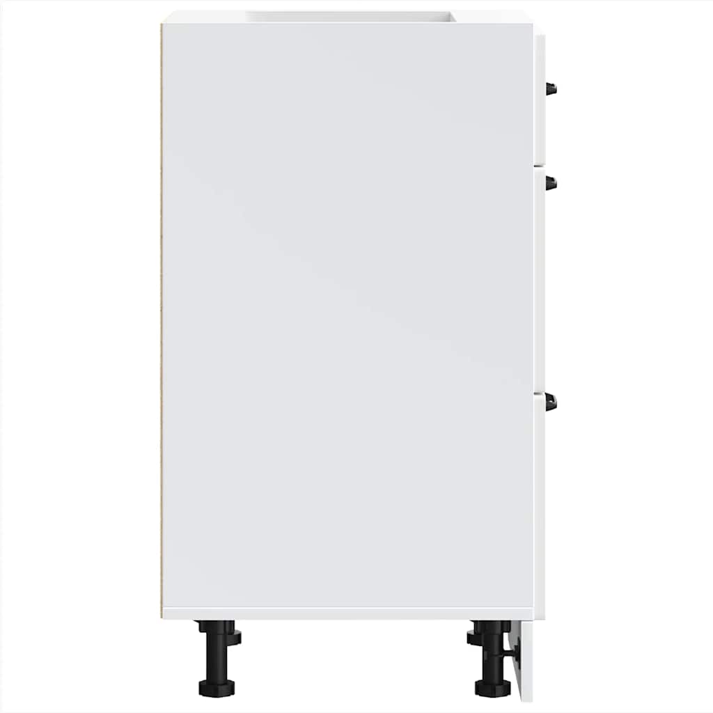 Base da Cucina Kalmar Bianco in Legno Multistrato 854240