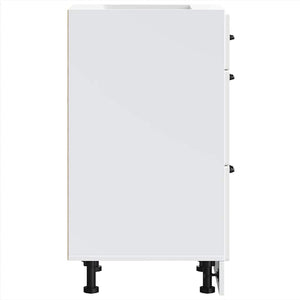 Base da Cucina Kalmar Bianco in Legno Multistrato 854240