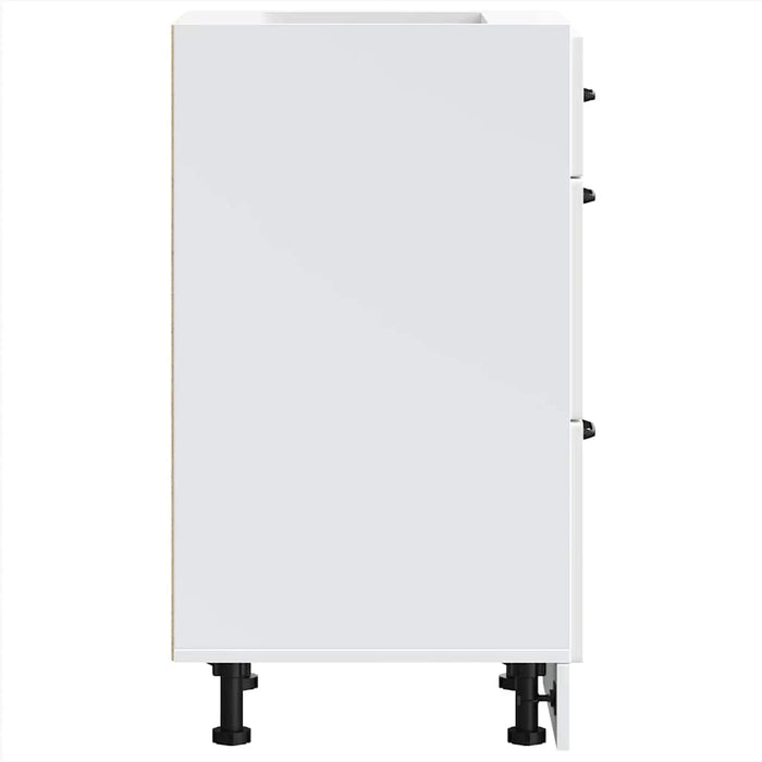 Base da Cucina Kalmar Bianco in Legno Multistrato 854240