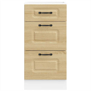 Base da Cucina Kalmar Rovere Sonoma in Legno Multistrato 854243