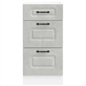 Base da Cucina Kalmar Grigio Cemento in Legno Multistrato 854244