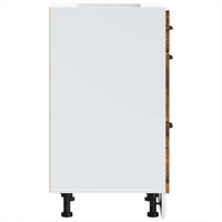 Base da Cucina-Mobile Base da Cucina Kalmar Rovere Fumo in Legno Multistrato 235865