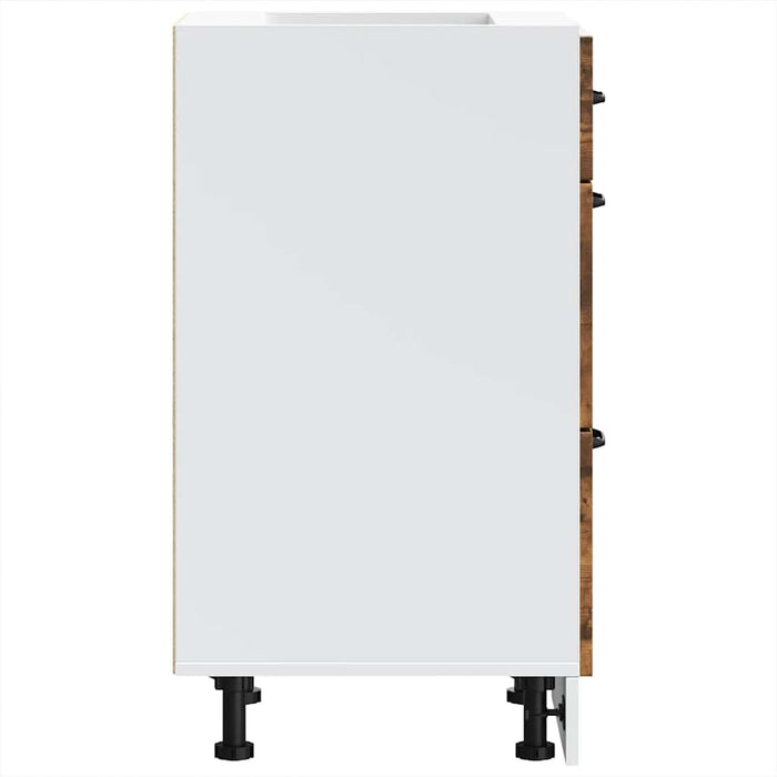 Base da Cucina-Mobile Base da Cucina Kalmar Rovere Fumo in Legno Multistrato 235865