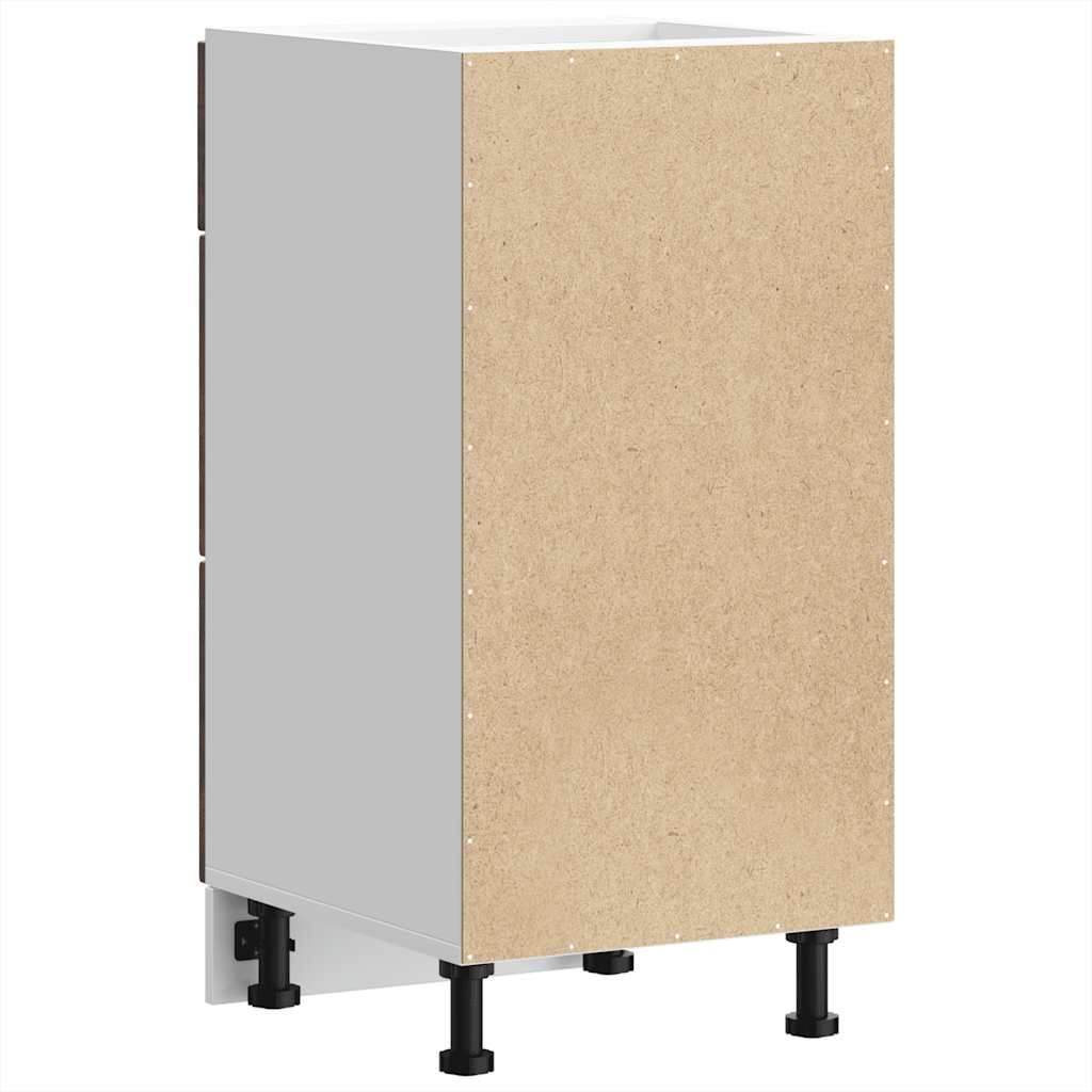 Base da Cucina-Mobile Base da Cucina Kalmar Rovere Fumo in Legno Multistrato 235865