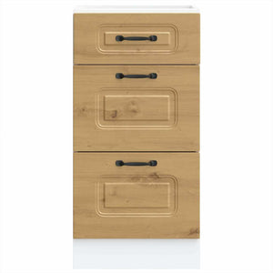 Base da Cucina Kalmar Rovere Artigianale in Legno Multistrato 854249