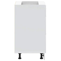 vidaXL Base da Cucina “Lyon” Bianco in Legno Multistrato