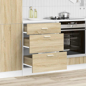 Base da Cucina-Mobile Base da Cucina ¡°Lyon¡± Rovere Sonoma in Legno Multistrato