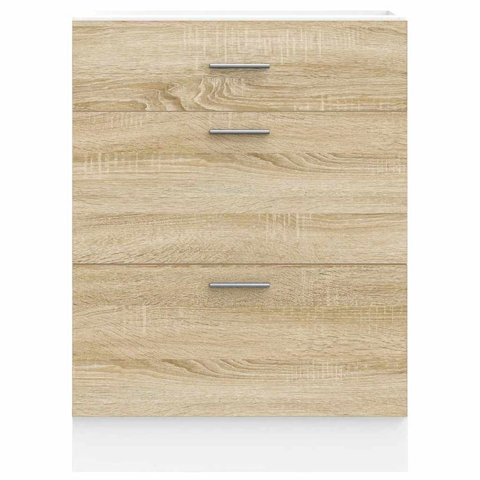 Base da Cucina “Lyon” Rovere Sonoma in Legno Multistrato 854252