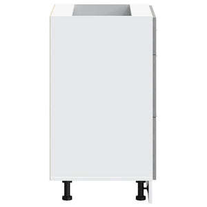 vidaXL Base da Cucina “Lyon” Grigio Cemento in Legno Multistrato