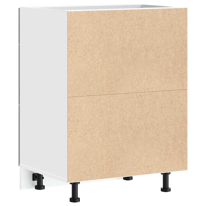 vidaXL Base da Cucina “Lyon” Grigio Cemento in Legno Multistrato