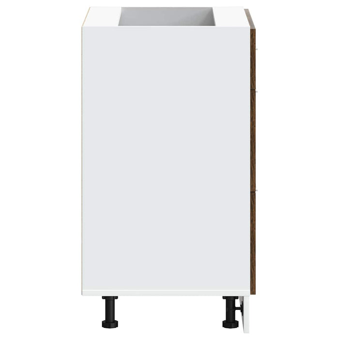 Base da Cucina “Lyon” Rovere Fumo in Legno Multistrato 854254