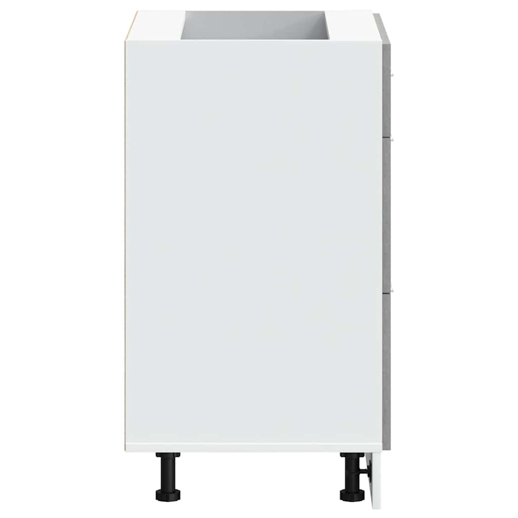 Base da Cucina Lyon Grigio Sonoma in Legno Multistrato