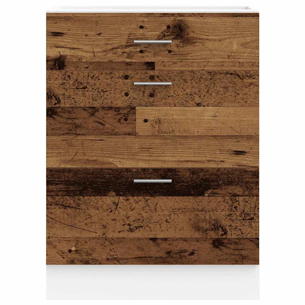 Base da Cucina “Lyon” Legno Vecchio in Legno Multistrato 854257