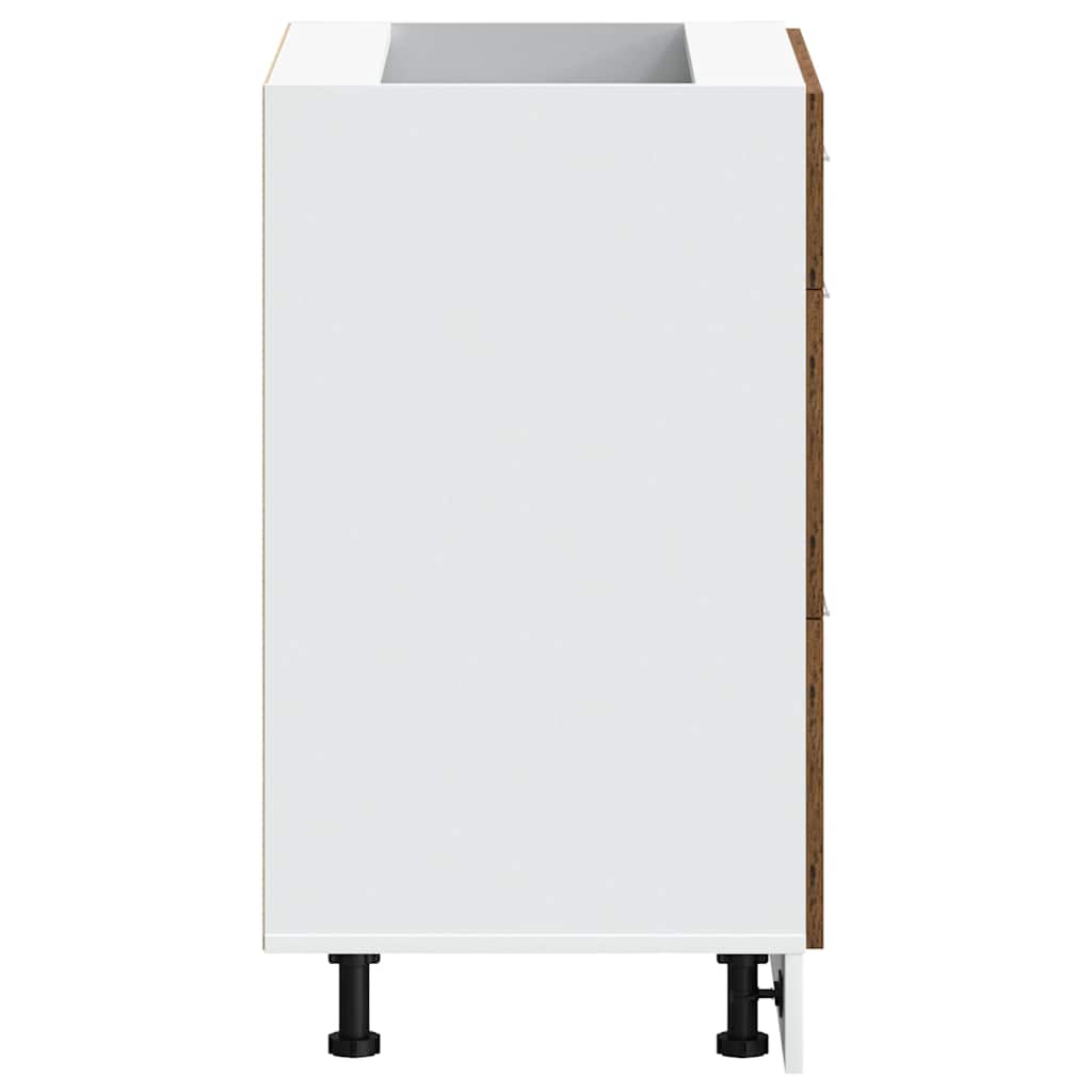 Base da Cucina Lyon Legno Vecchio in Legno Multistrato