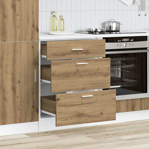 Base da Cucina-Mobile Base da Cucina ¡°Lyon¡± Rovere Artigianale Legno Multistrato