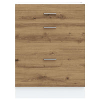 Base da Cucina “Lyon” Rovere Artigianale Legno Multistrato 854258