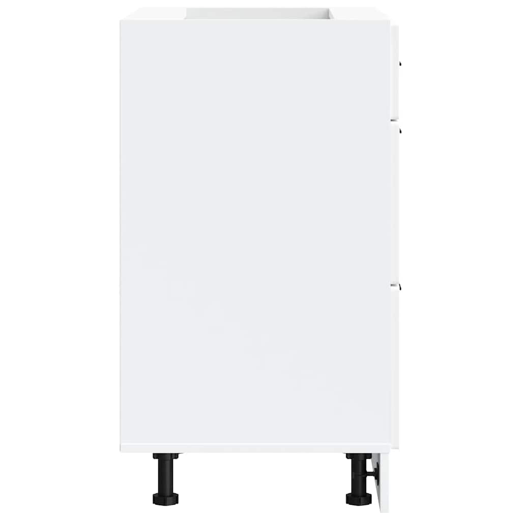 Base da Cucina-Mobile Base da Cucina Porto Bianco in Legno Multistrato 283448