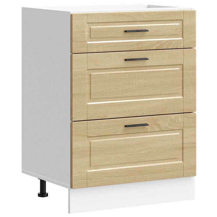 Base da Cucina-Mobile Base da Cucina Porto Rovere Sonoma in Legno Multistrato 387719