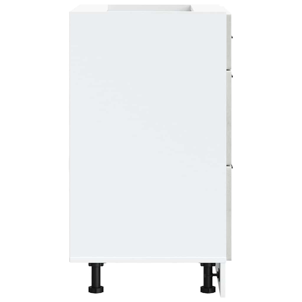 Base da Cucina-Mobile Base da Cucina Porto Grigio Cemento in Legno Multistrato 882238