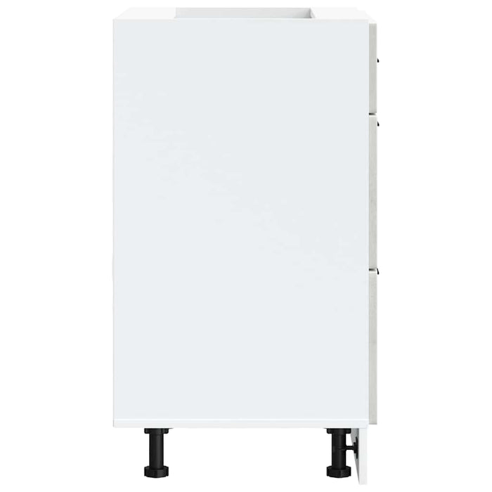 Base da Cucina-Mobile Base da Cucina Porto Grigio Cemento in Legno Multistrato 882238