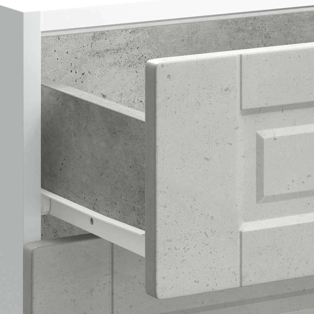 Base da Cucina Porto Grigio Cemento in Legno Multistrato 854263