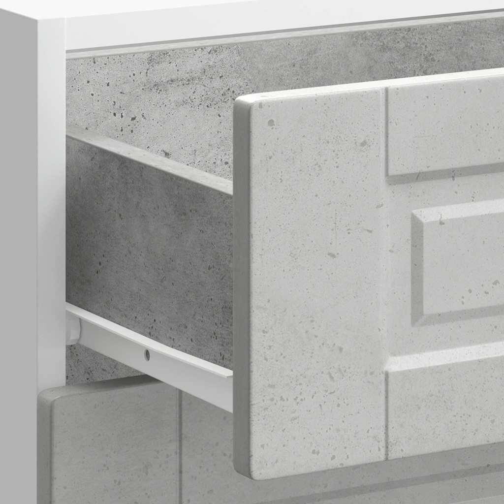 Base da Cucina-Mobile Base da Cucina Porto Grigio Cemento in Legno Multistrato 882238