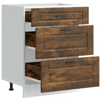 Base da Cucina-Mobile Base da Cucina Porto Rovere Fumo in Legno Multistrato 126565