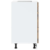 vidaXL Base da Cucina Porto Rovere Fumo in Legno Multistrato