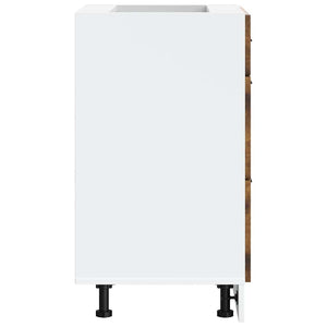 vidaXL Base da Cucina Porto Rovere Fumo in Legno Multistrato