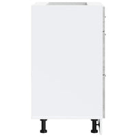 vidaXL Base da Cucina Porto Grigio Sonoma in Legno Multistrato