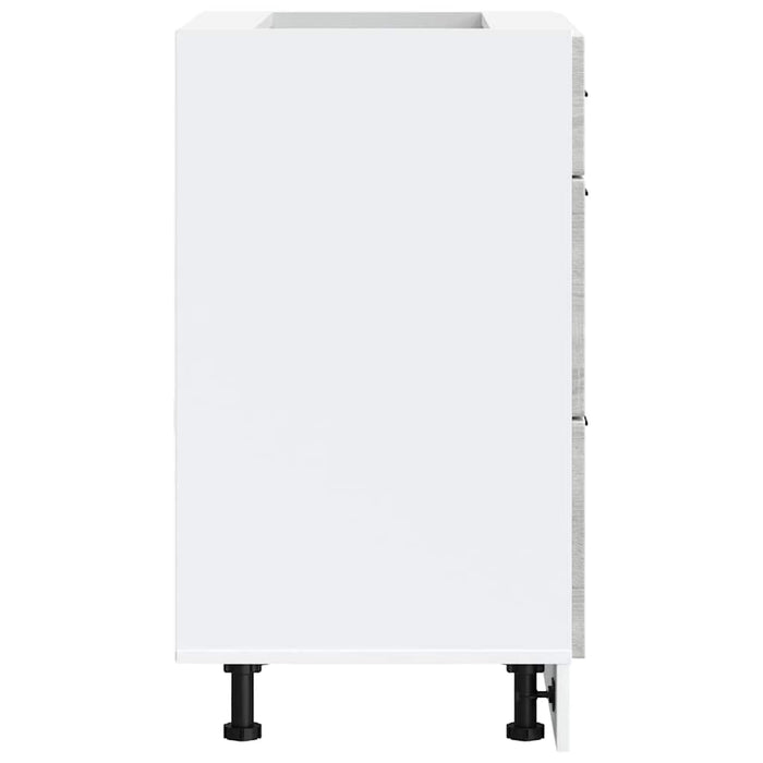 Base da Cucina-Mobile Base da Cucina Porto Grigio Sonoma in Legno Multistrato 495597