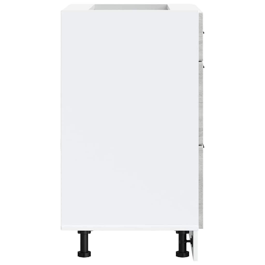 Base da Cucina Porto Grigio Sonoma in Legno Multistrato 854265