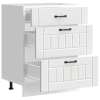 Base da Cucina Lucca Bianco in Legno Multistrato