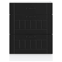 Mobiletto da cucina "Lucca" Nero in legno ingegnerizzato 854270