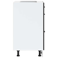 Mobiletto da cucina "Lucca" Nero in legno ingegnerizzato 854270