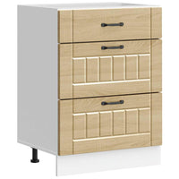 Base da Cucina-Mobile Base da Cucina Lucca Rovere Sonoma in Legno Multistrato 987197