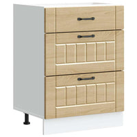 Base da Cucina Lucca Rovere Sonoma in Legno Multistrato 854272