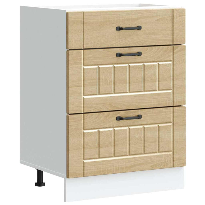 Base da Cucina Lucca Rovere Sonoma in Legno Multistrato 854272