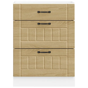 Base da Cucina Lucca Rovere Sonoma in Legno Multistrato 854272