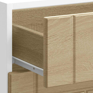 vidaXL Base da Cucina Lucca Rovere Sonoma in Legno Multistrato