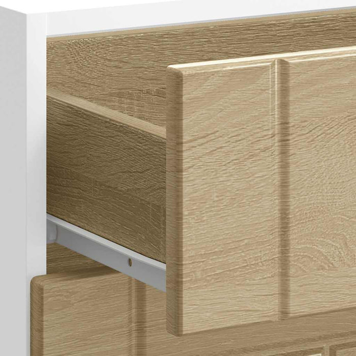 vidaXL Base da Cucina Lucca Rovere Sonoma in Legno Multistrato