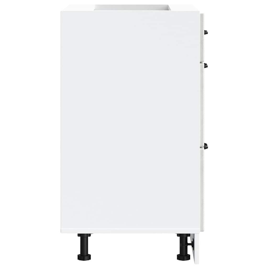 Base da Cucina Lucca Grigio Cemento in Legno Multistrato 854273