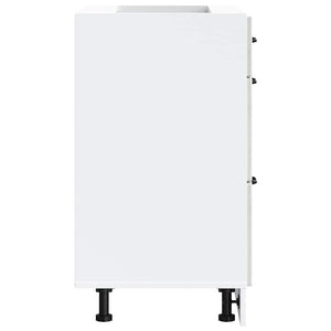 Base da Cucina Lucca Grigio Cemento in Legno Multistrato 854273