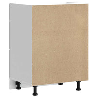 Base da Cucina Lucca Grigio Cemento in Legno Multistrato 854273