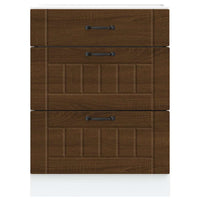 Base da Cucina Lucca Rovere Marrone in Legno Multistrato 854276