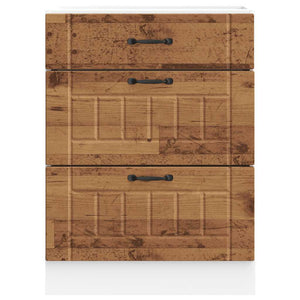 Base da Cucina Lucca Legno Antico in Legno Multistrato 854277